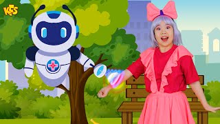 Robot Doctor Song amp Sick Song  MORE  Kids Funny Songs [upl. by Liagibba]