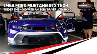 Mustang GTD GT3 Tech Tour at the Rolex 24  IMSA WeatherTech SportsCar Championship [upl. by Arde]