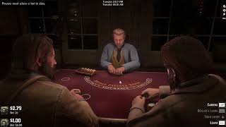 Blackjack in Red Dead Redemption 2 [upl. by Mauldon819]