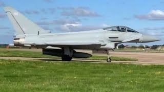 A Day Spent Plane Spotting At RAF Coningsby With QRAS GO AROUNDS And VERTICAL CLIMBS [upl. by Begga]