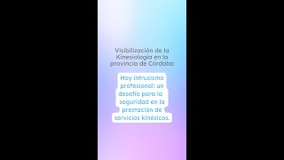 Intrusismo Profesional un desafío para la seguridad en la prestación de servicios kinésicos [upl. by Newra142]