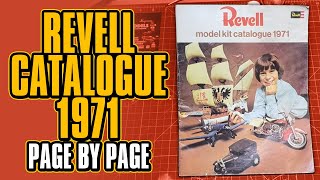 Revell Scale Model Kit 1971 Catalogue Page by Page HD Vintage Catalog [upl. by Roobbie]