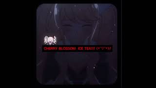 ★IZURU and JUNKO quot cherry blossom ice teaquot danganrompa dontflop trend viral [upl. by Nich]