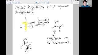 Lecture 65 Converting Between Fischer Projections and Bond Line Structures [upl. by Nanaj]