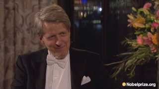 Nobel Banquet 2013  Interview Shiller [upl. by Zeralda731]