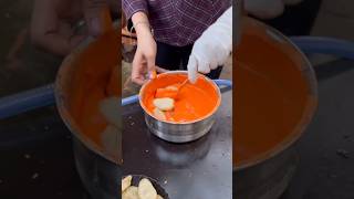 ⚡⚡ Fried Momos Making Process⚡⚡ shorts telugufoodie esangathulu streetfood foodie omelette [upl. by Niletak209]