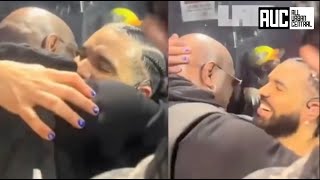 Drake Hugs Birdman With Painted Fingernails After Nicki Minaj Brings Him Out In Toronto [upl. by Grethel793]