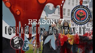 Reason 7 against whaling in Iceland  Icelanders are against it 25 Deaths25 Reasons [upl. by Baxy]