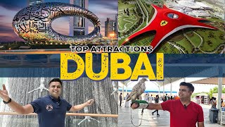 Top places to visit in Dubai and Abu Dhabi  Complete Travel guide of Dubai with all tourist places [upl. by Aihseuqram]