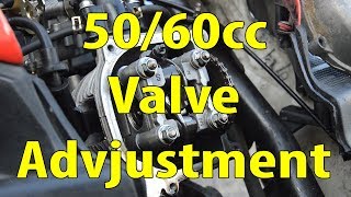 How to Adjust The Valves on a 50cc60cc MopedScooter Part One 2017 DETAILED EXPLANATIONS [upl. by Shore433]