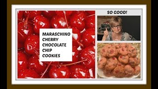 MARASCHINO CHERRY CHOCOLATE CHIP COOKIES  A twist on your ordinary chocolate chip cookie [upl. by Ratha]