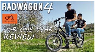 Radwagon 4 Cargo EBike REVIEW  After a year of traveling EUROPE [upl. by Bac]