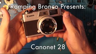 How To Use Canon Canonet 28 Film Rangefinder Camera [upl. by Levitt]