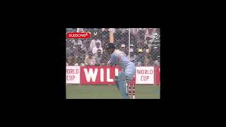 Sachin 2 sixes vs Pushpakumara in 1996 WC India vs Sri Lanka Tendulkar [upl. by Vanhook]