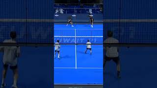 Textbook Padel from lucas Bergamini 🥊💥 shorts padel padelmania [upl. by Bevus]