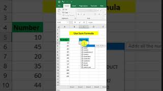 Use Sum Formula In Excel  Excel Sum Formula In Hindi excel asmr comment exceltips tricks [upl. by Micheline609]