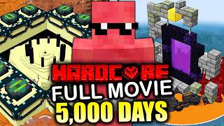 I Survived 5000 Days in Minecraft Hardcore FULL MOVIE [upl. by Laicram]