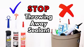 Say Goodbye To Wasted Sealant And Adhesive Tubes – Use Every Last Drop [upl. by Ellehcal]