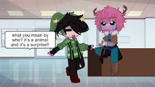 Come to school as you’re favorite animal Izuku x Mina 😳🤌🏻 [upl. by Leuqim193]