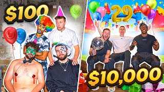 SIDEMEN 100 vs 10000 BIRTHDAY PARTY [upl. by Lorie]