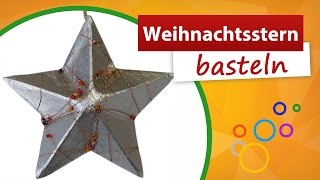 ★ Weihnachtsstern basteln ★ Einfache Bastelidee für Kinder  trendmarkt24 [upl. by Amapuna398]