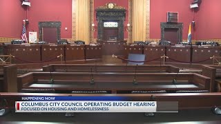 Columbus focuses capital budget hearing on housing homelessness [upl. by Laved]