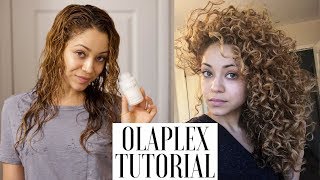 My Olaplex Tutorial  Curly Hair [upl. by Jo]