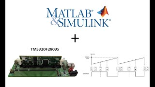 PWM complementario con F28035 de Texas Instruments y Simulink [upl. by Tiffie]