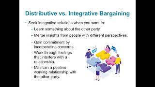 Organizational Psychology  Lecture 15  Part 7  Distributive versus Integrative Bargaining [upl. by Gnuhp]