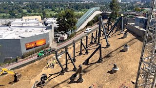 Fast and Furious Hollywood Drift August Construction Update  Universal Studios Hollywood 2024 [upl. by Tonia]