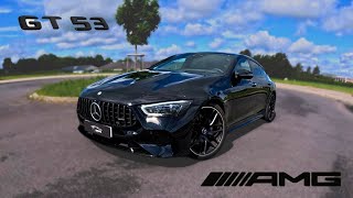 Mercedes Benz AMG GT 53 2024  POV  Top Speed  Autobahn [upl. by Ynaffets]