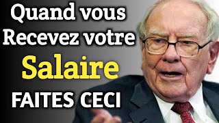 8 Étapes pour devenir riche avec votre SALAIRE selon WARREN BUFFET [upl. by Sahcnip]