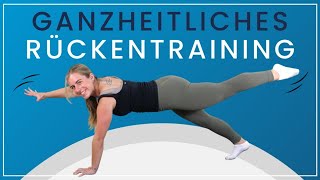 Ganzheitliches Rückentraining  Stärke Stabilität Flexibilität  Inkl Warm up  Cooldown [upl. by Laurianne837]