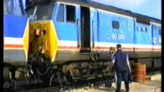 Class 50s at Plymouth Laira depot open day 14 September 1991 [upl. by Aneetak]