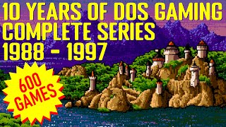 10 Years of DOS Gaming Complete 19881997 The Biggest Retro Gaming Video on YouTube [upl. by Giffy]