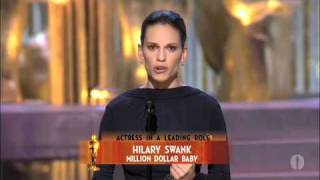 Hilary Swank Wins Best Actress 2005 Oscars [upl. by Sorel]