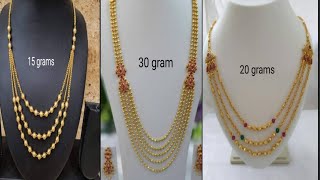 Letest gold step chain collection [upl. by Ellenad89]