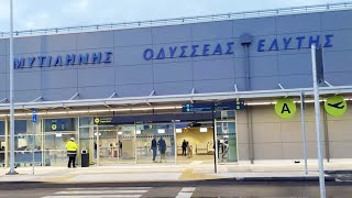 Mytilene International Airport Greece Your Gateway to the Island of Lesvos [upl. by Ethan]