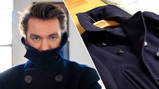 Why The Best Peacoat Is From WWII and how to get one  Slim fitWool Coat [upl. by Wilfred239]