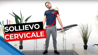 Sollievo CERVICALE in 10 MINUTI prova questi esercizi allenamento completo [upl. by Furey]