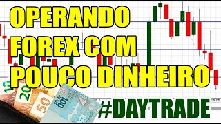 OPERANDO FOREX COM POUCO DINHEIRO DAY TRADE [upl. by Lynne]