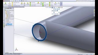 Como hacer estructuras tubulares en solidworks [upl. by Valina577]