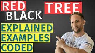 Red Black Trees in JAVA  Explained Examples and Coded [upl. by Ahsinor374]