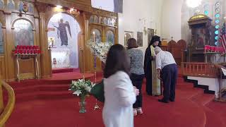 Small Paraklesis at Saint George Greek Orthodox Church New Britain CT [upl. by Ydahs]