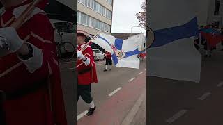 Sint Ganggulphusgilde en Sint Laurentiusgilde stad Huissen tijdens het Oktoberfest in Sittard [upl. by Fionnula717]