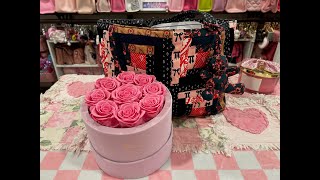 Whats in my Vera Bradley Small Hathaway Tote amp Rose Forever [upl. by Gaspar]