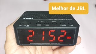 Rádio Relógio Bluetooth melhor que JBL [upl. by Eihctir]