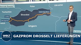 ENERGIEKRISE IN DEUTSCHLAND Gazprom halbiert Lieferungen durch Nordstream 1  Marco Reinke erklärt [upl. by Leraj920]