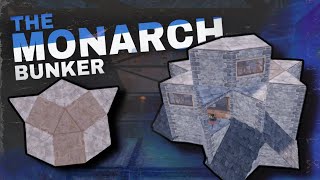 NEW SoloDuoTrio MONARCH BUNKER DESIGN  Rust Base Build [upl. by Enajharas309]