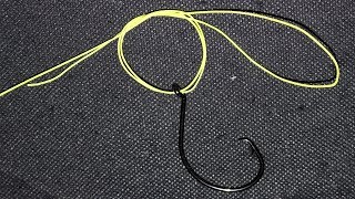 EASIEST fishing knot How to tie palomar knot  Fishing knots for lure hooks swivels [upl. by Rotce]